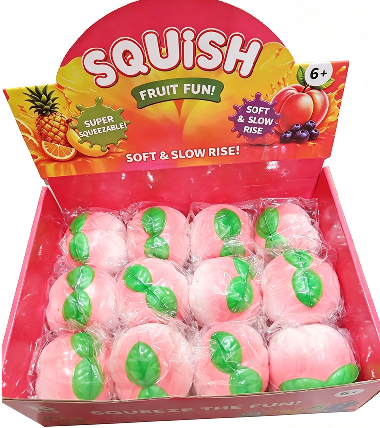 Z-F6.6 TOY2619-088 Slow Rising Squishy Peach 8cm - 12pcs