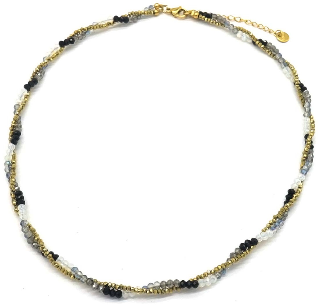 I-F8.3 N221-322 No.1 S. Steel Necklace 39-45cm