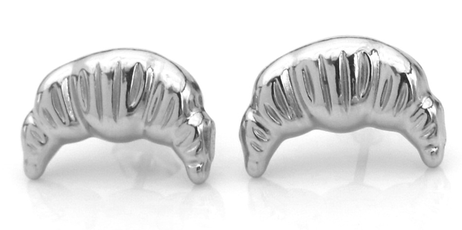 F-D6.1 E2591-003S S. Steel Studs Croissants 1.5cm