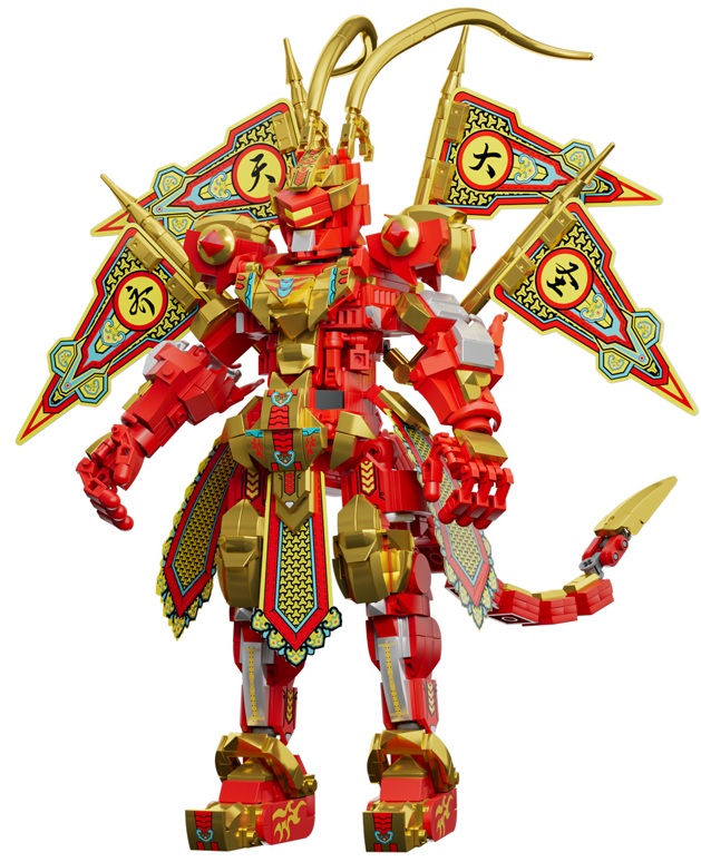 L-A8.1 JKC7504 Building Block Set Warrior 1012pcs