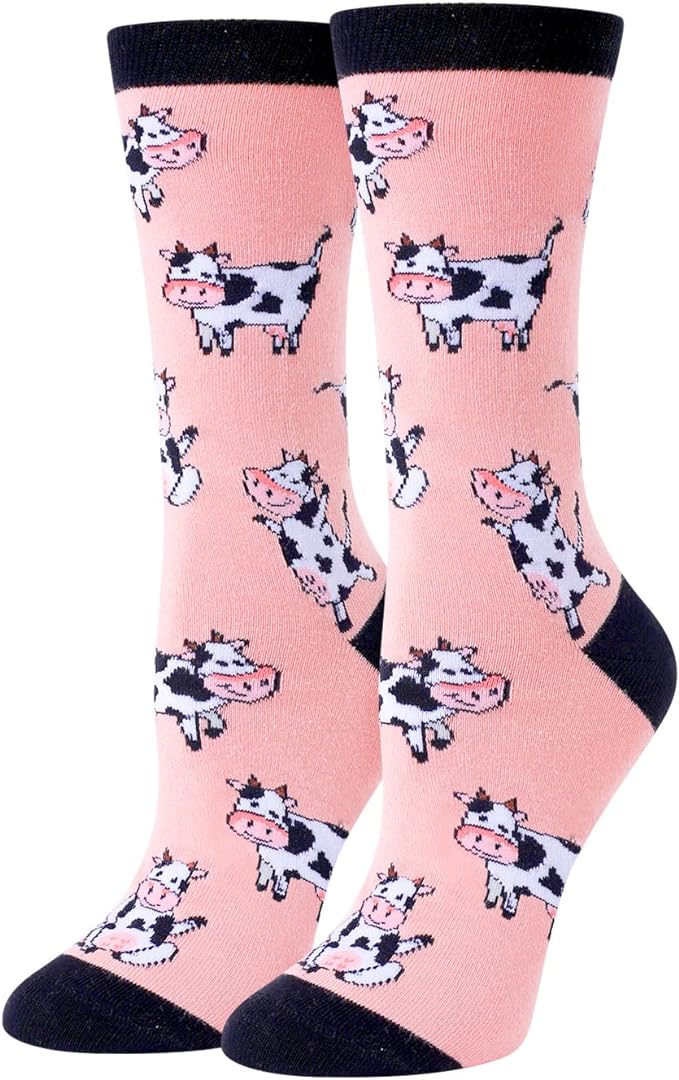 S-F4.3  SOCKS2424-008 Pair of Socks Size 38-45 Cows