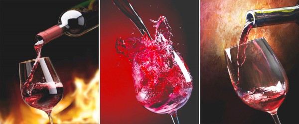 R-E5.2 TF044 Diamond Painting Wine 3 Frame 120x50cm