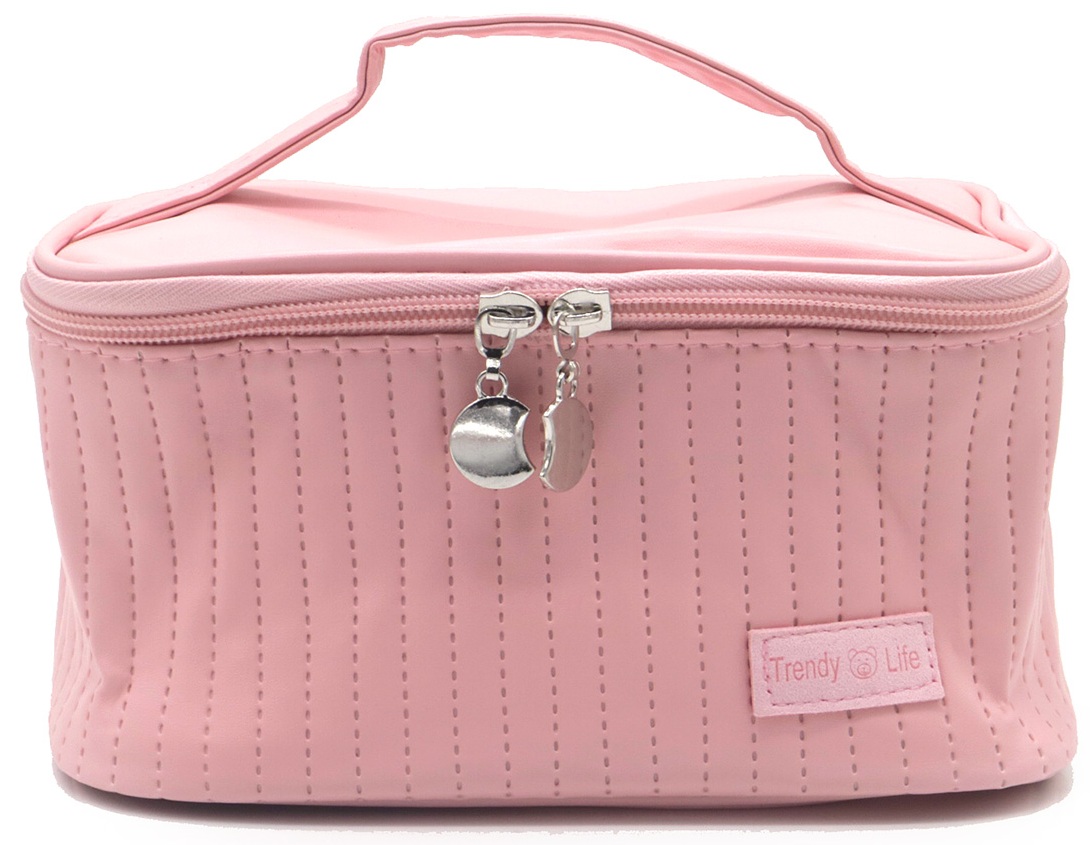 Q-M6.2  BAG1015-002-3 Make Up Bag 20x12x10cm Pink