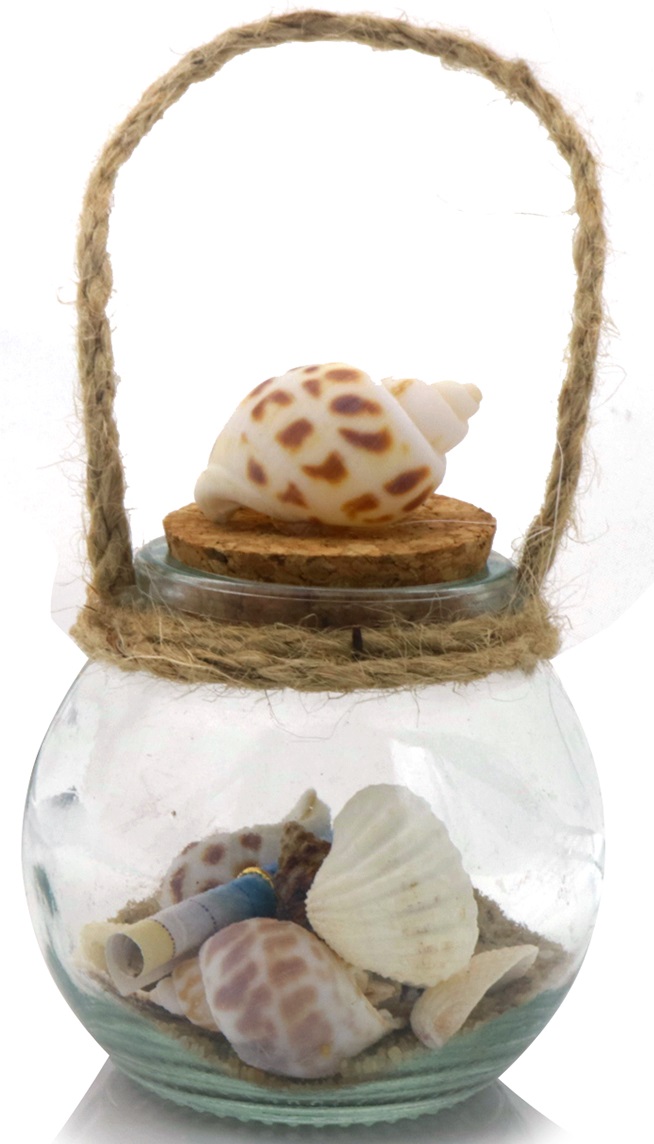 Q-G7.2 C953-003 Wishing Bottle 9x7cm - 6pcs