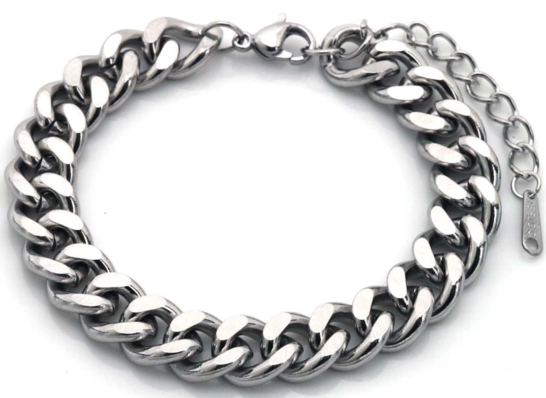 A-B5.3 B074-068S S. Steel Bracelet 6mm Chain
