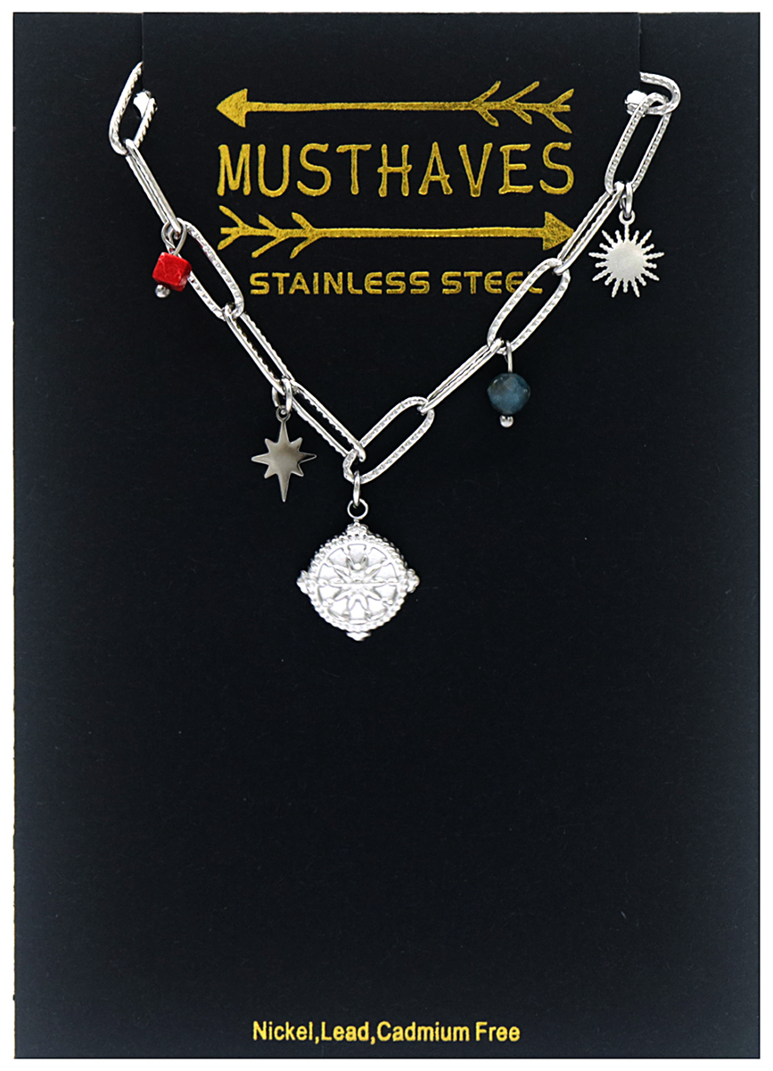 A-E15.2 B031-005S S. Steel Bracelet Charms