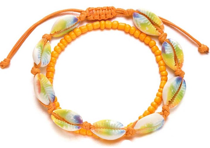 F-C11.1 ANK2540-001-3 Anklet Set Shells