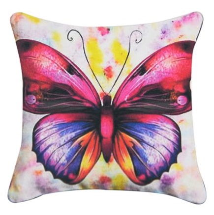 L-B7.1 ASHBZ2004 Diamond Painting Pillow 40x40cm Butterfly