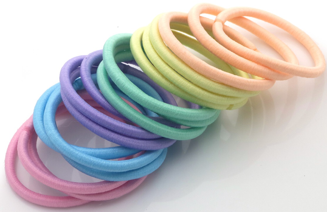 S-A1.1 H924-001-4 Hair Elastics - 18pcs