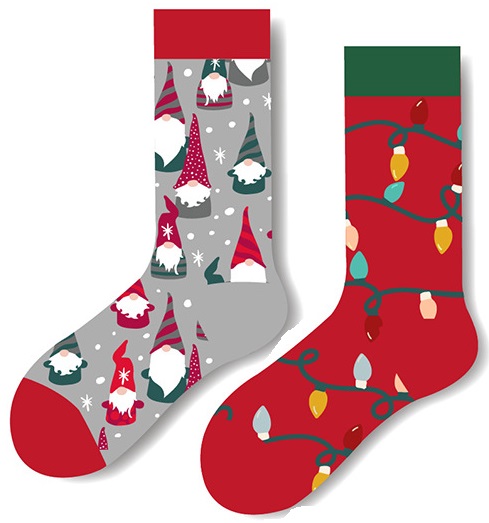 S-E4.1 SOCKS2316-704 Pair of Socks Size 38-45 Gnomes