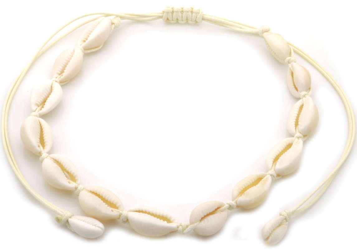 D-D11.1 N938-003A-1 Necklace Shells Adjustable