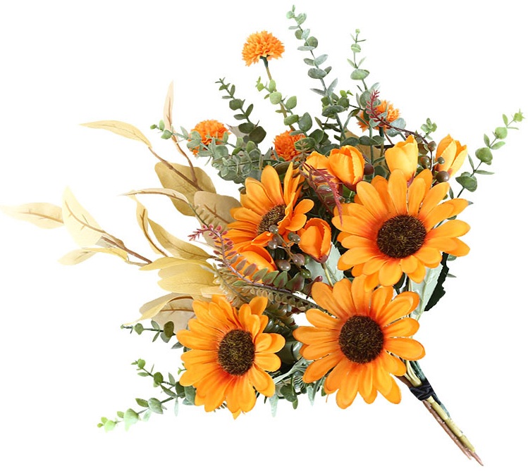 K-F7.1 DE2484-026 Silk Flower Bouquet 