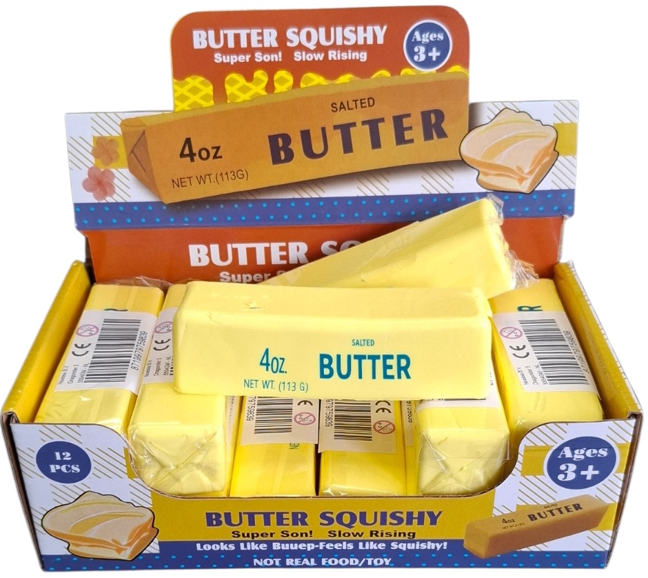 T-P3.1 PU Foam Squishy Butter Slow Rising 13cm - 12pcs