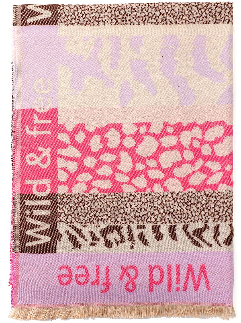 Q-D7.1 SCARF1008-001-2 Scarf Leopard Wild & Free 180x70cm Q-D7.1 SCARF1008-001-2 Scarf Leopard Wild & Free 180x70cm