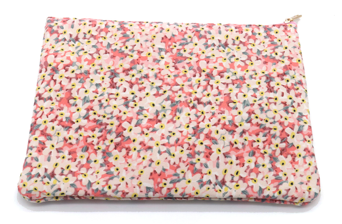 T-H3.2  BAG931-002 Make Up Bag 21.5x15cm Flowers