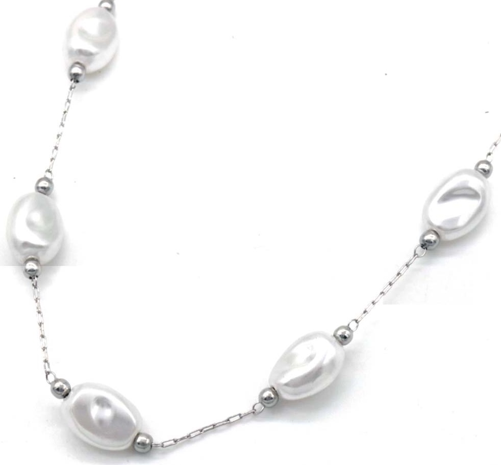 I-A22.2 N221-385S No. 2 S. Steel Necklace Pearls