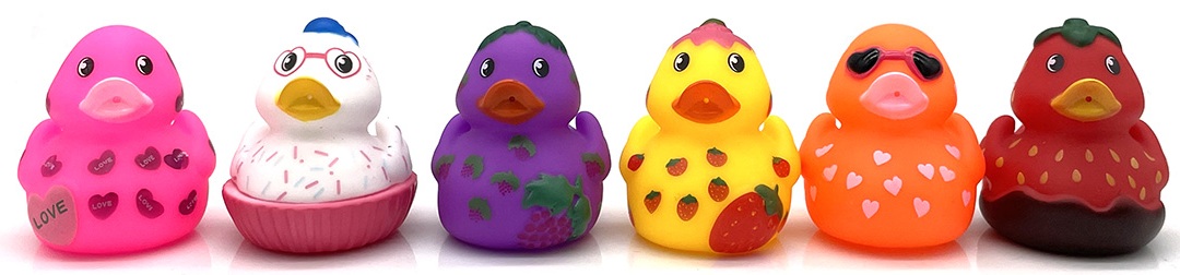 Z-A2.2 TOY1150-001 Rubber Ducks 6cm - 24pcs in Display