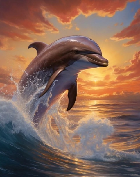 X-B8.2 DP2545011 Diamond Painting -Canvas 30x20cm - Painting 25x15cm Dolphin X-B8.2 DP2545011 Diamond Painting -Canvas 30x20cm - Painting 25x15cm Dolphin
