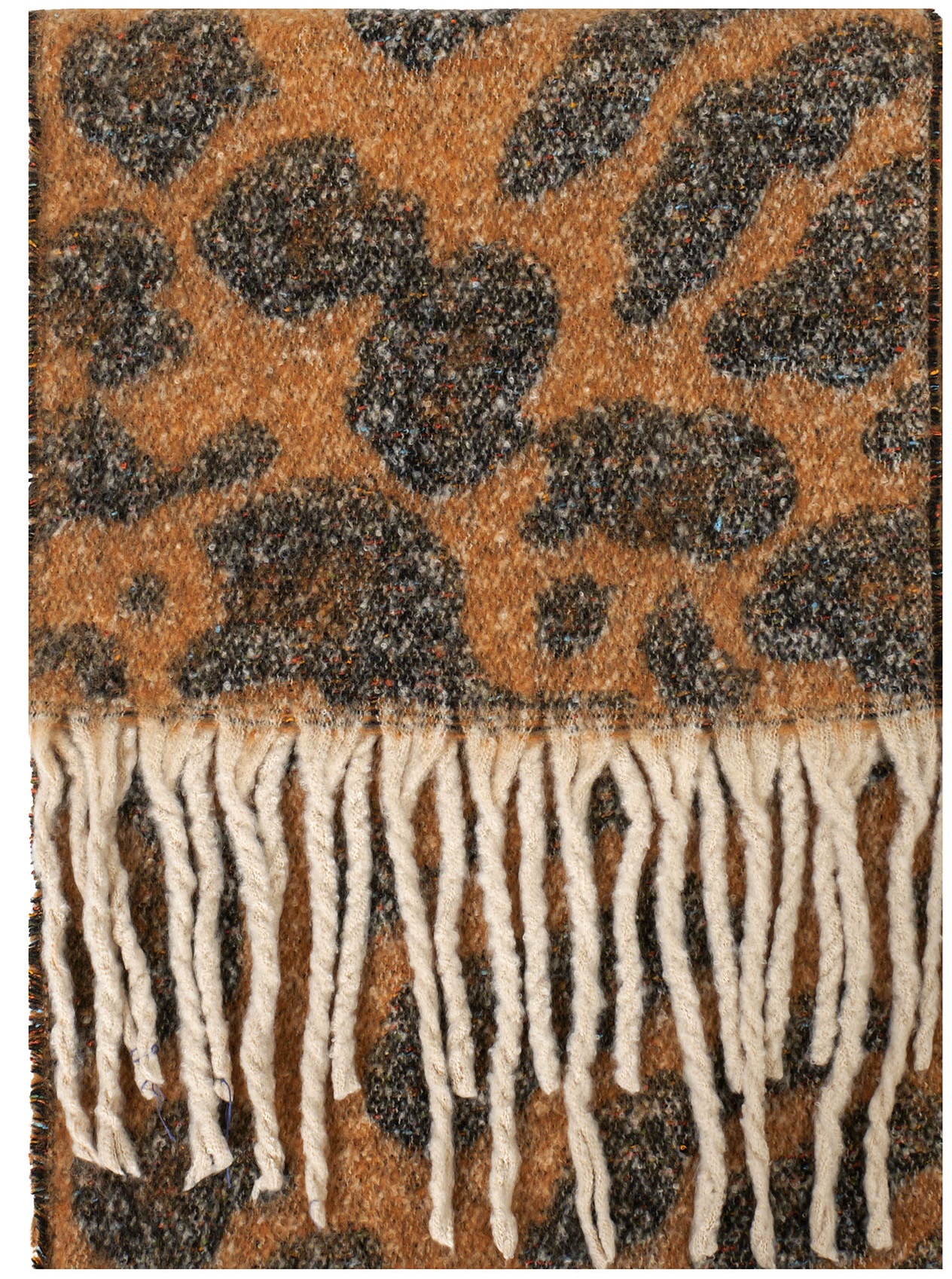Z-F6.4 SCARF1007-051-6 Winter Scarf Leopard 190x40cm