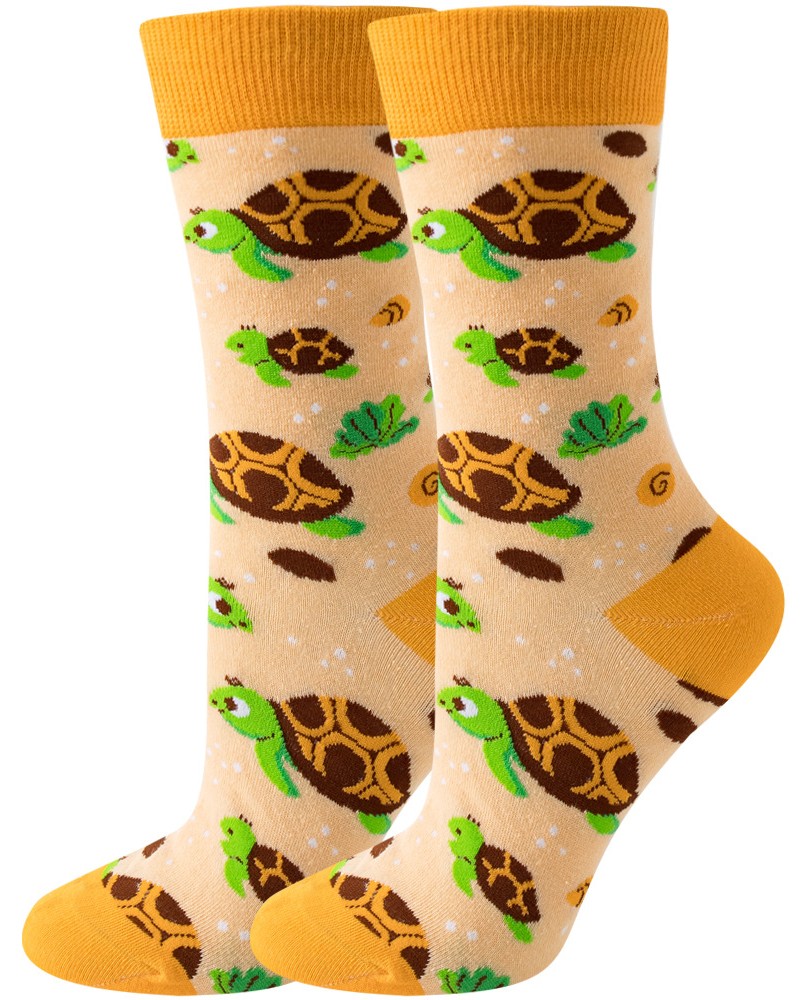 S-J1.1 SOCKS2512-032 Pair of Socks Size 38-45 Turtle