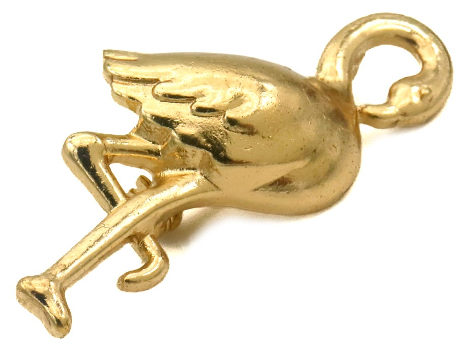 B-E8.1 P2605-117 Brooch Flamingo 5cm