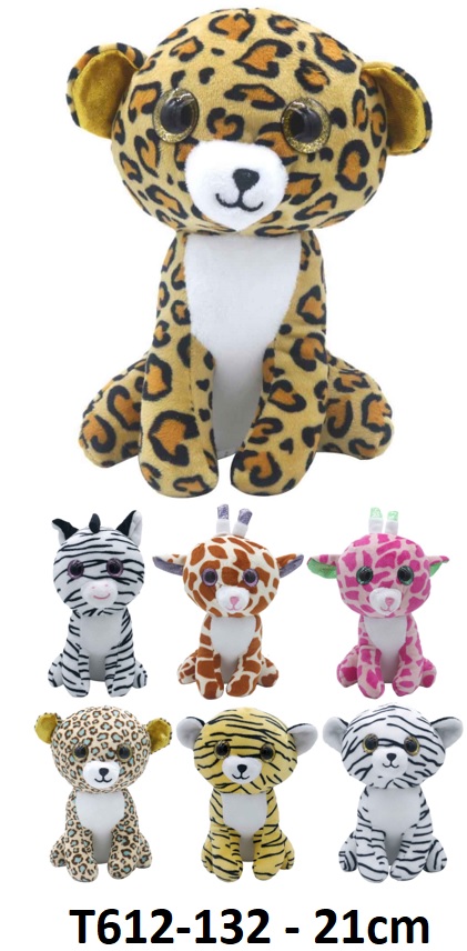 T-G4.2 T612-132 Plush Animal - Mixed Designs - 21cm
