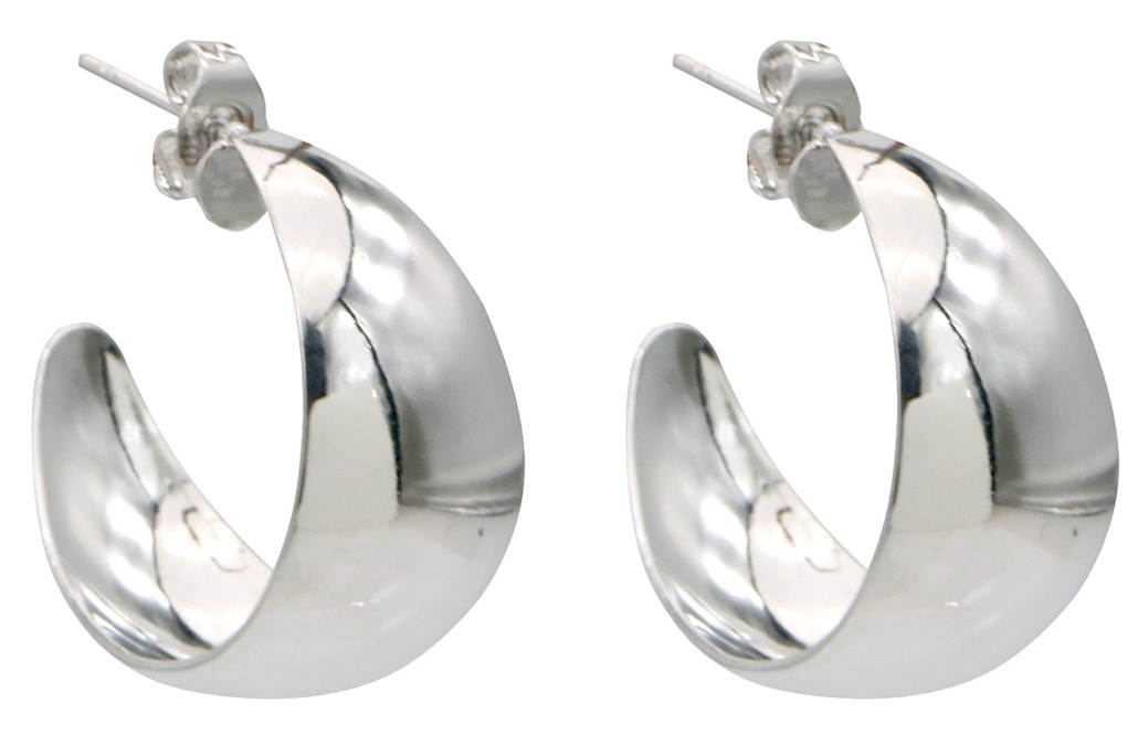 B-A8.2 E2616-032S S. Steel Earrings 25mm
