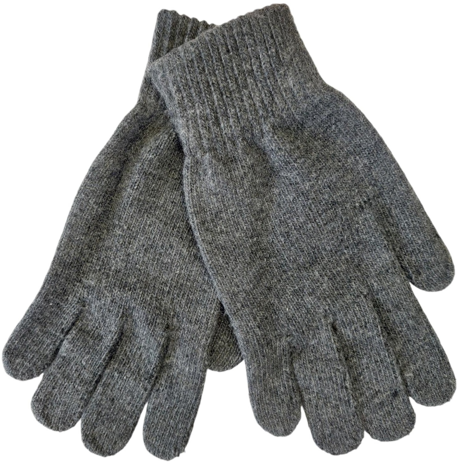 Q-M7.1  GLOVE704-005 No. 4 Knitted Gloves Grey