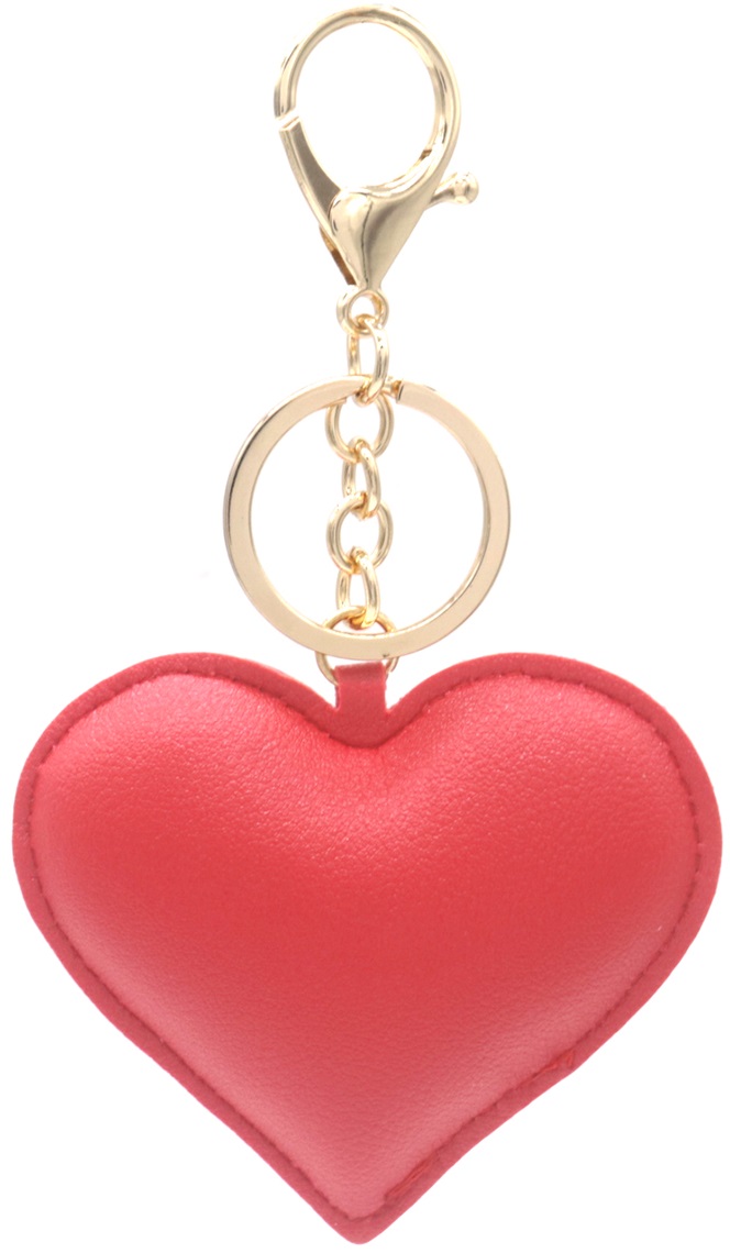 S-B7.5 KY2403-150-1 Keychain PU Heart 7.5cm