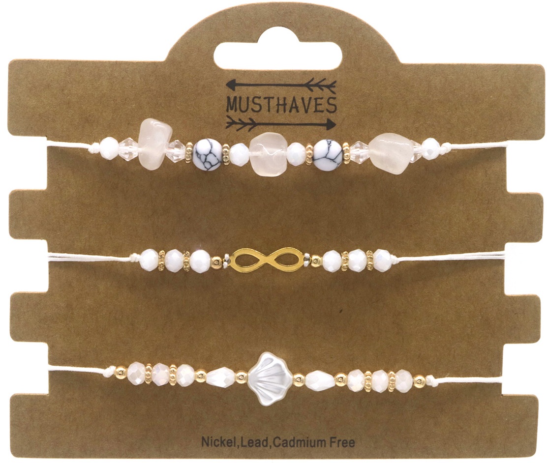D-B8.3 B1034-006 Bracelet Set Infinity 3pcs
