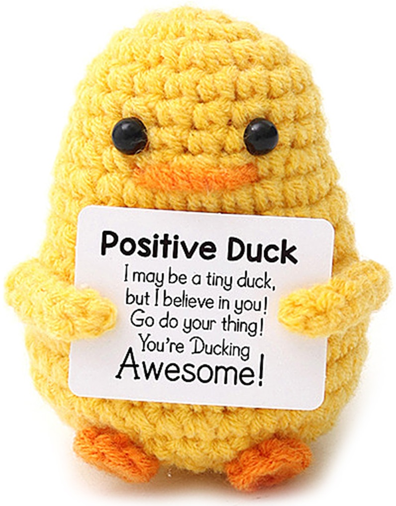 Q-I7.2 T2405-051 Knitted Positive Duck 8cm