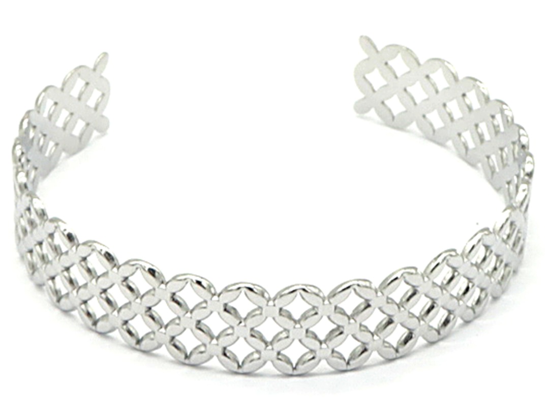H-F21.2 B029-008S S. Steel 12mm Bangle Silver