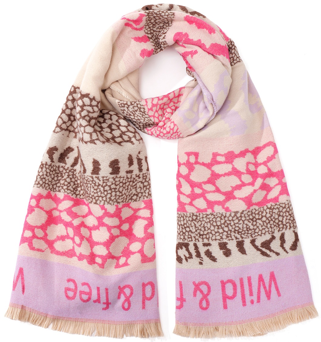 Q-D7.1 SCARF1008-001-2 Scarf Leopard Wild & Free 180x70cm Q-D7.1 SCARF1008-001-2 Scarf Leopard Wild & Free 180x70cm