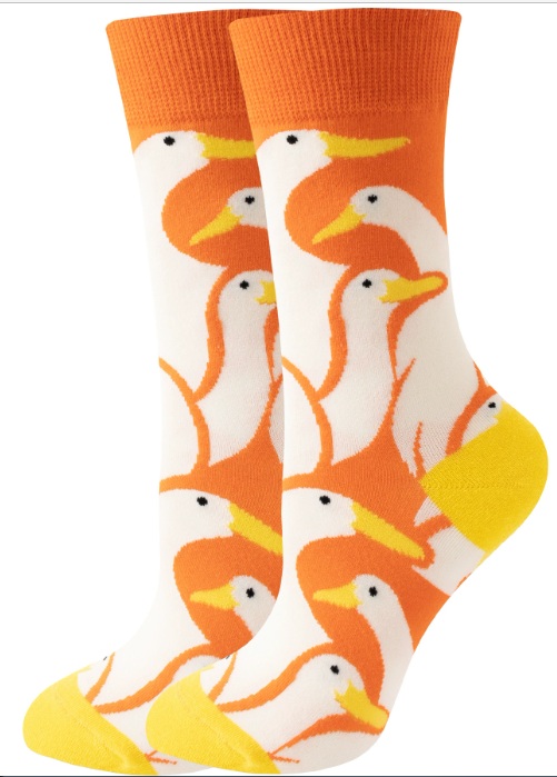 S-J3.2 SOCKS2512-014 Pair of Socks Size 36-43 Geese