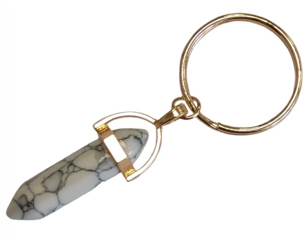 F-D3.3 KY042-004 Keychain 4cm Howlite