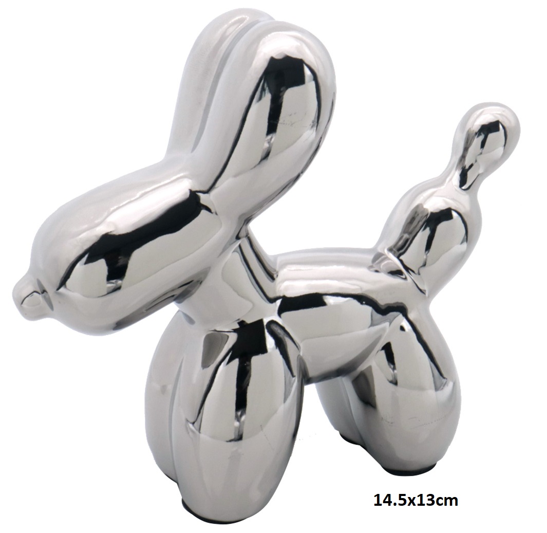 Q-I4.1  C952-003S Ceramic Dog 14.5x13cm