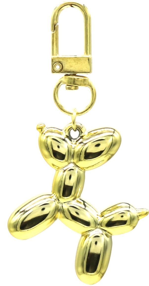 E-E8.2 KY2403-018-5 Keychain Dog 5cm Gold