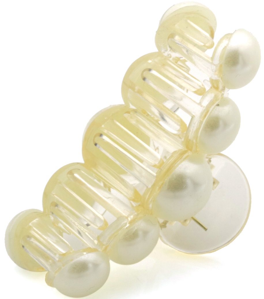 X-H2.1  H921-001-2 Hair Clip Pearls 8.5cm