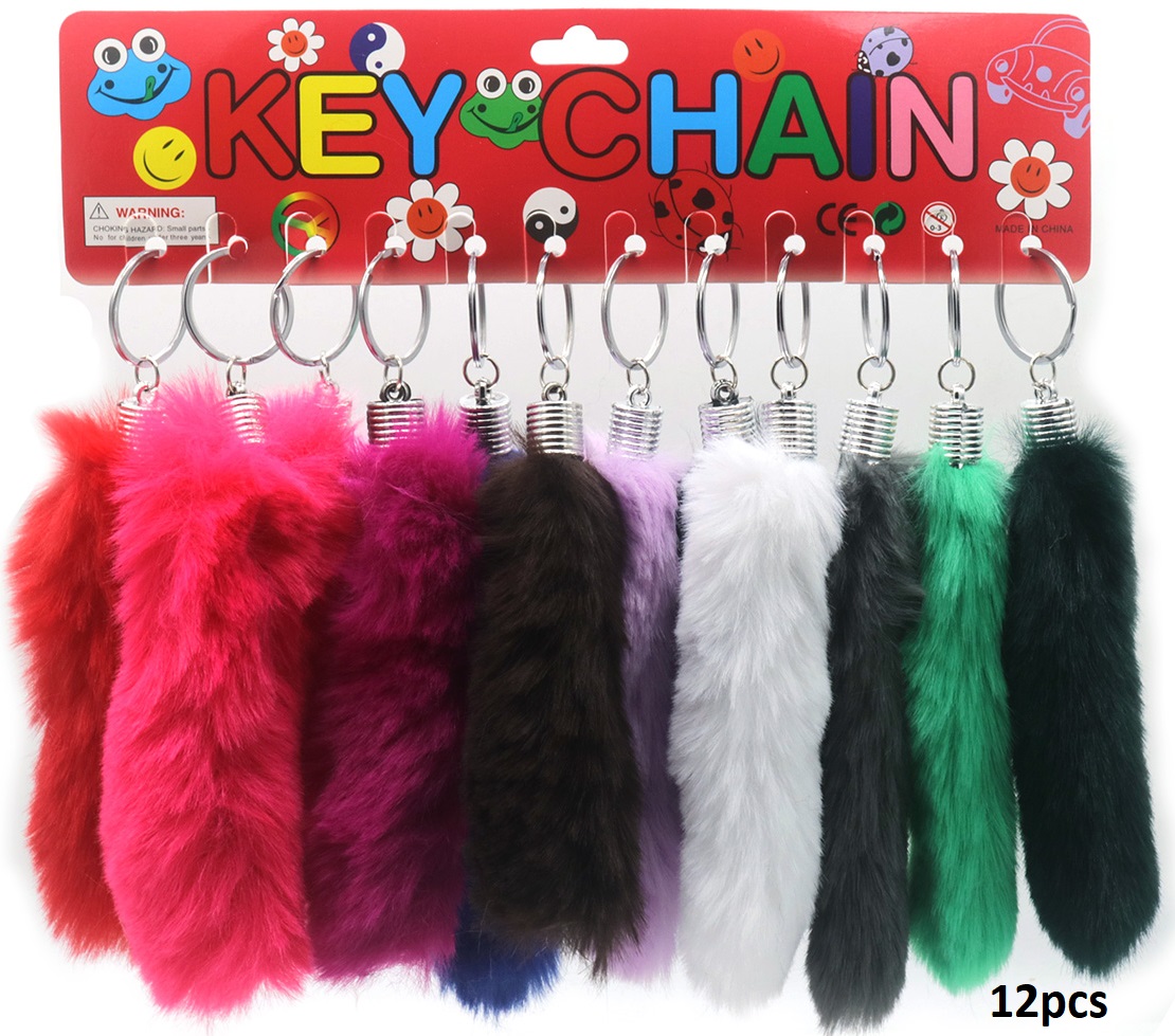 H-B14.1 KY940-010 Keychain Fox Tail 14cm - 12pcs