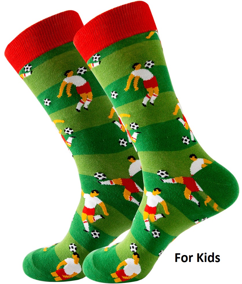 S-B2.1 SOCK2461-011 Socks Size 33-38 Football For Kids