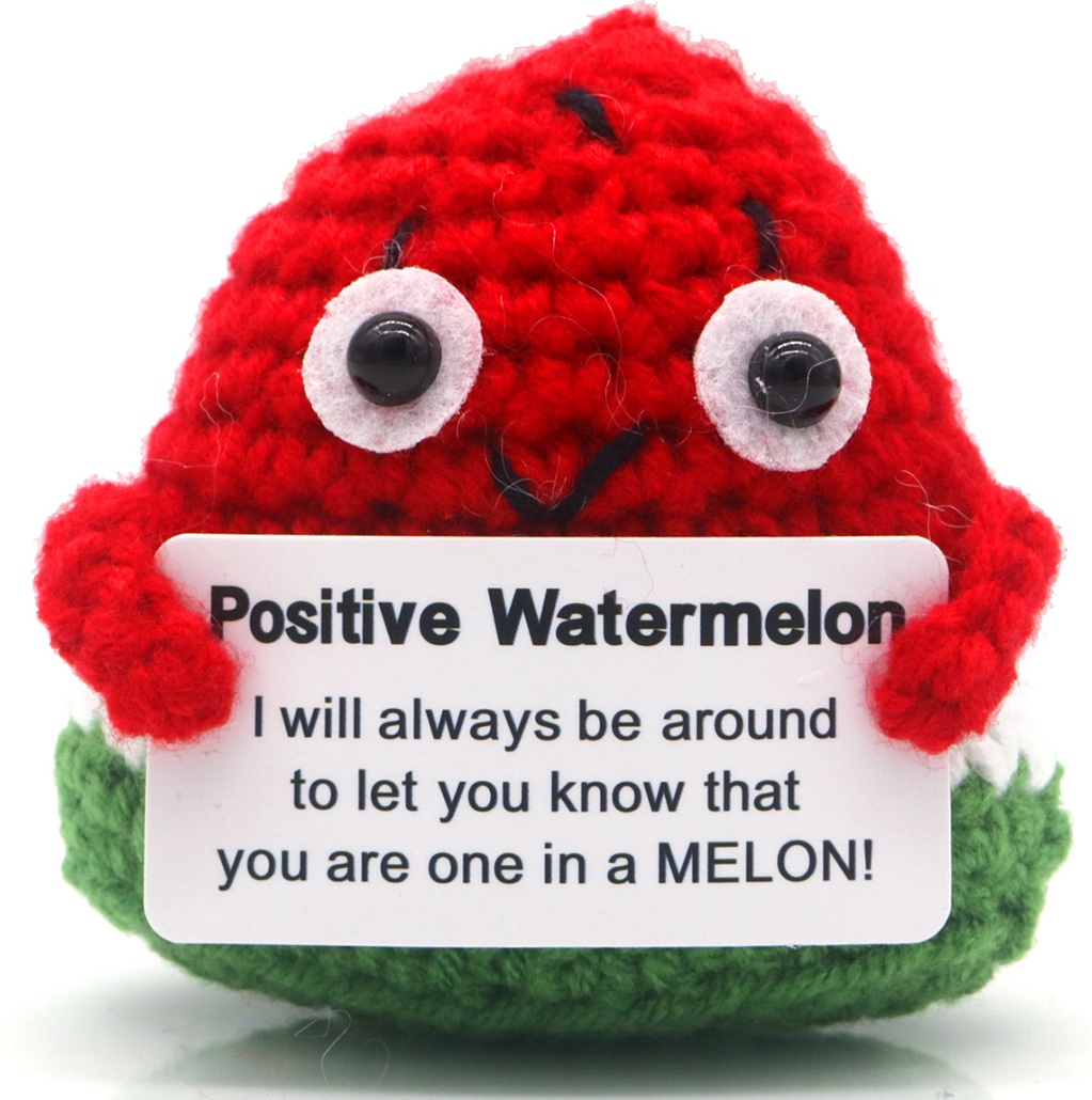 R-N6.2 T2405-111 Knitted Positive Watermelon 6.5cm