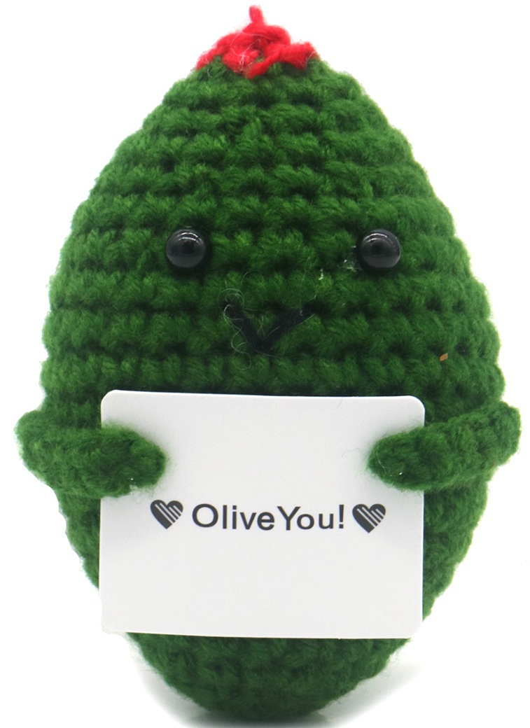 Q-H4.1 T2405-227 Knitted Positive Olive 9cm