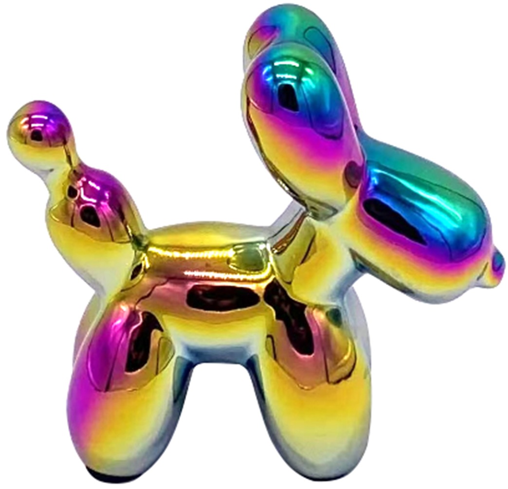 Q-J7.1  DC1048-003-8 Ceramic Dog 14x16cm Multi Color