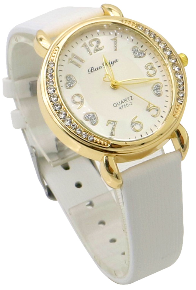 C-E20.3  W001-016-2 Quartz Watch PU Strap 36mm White