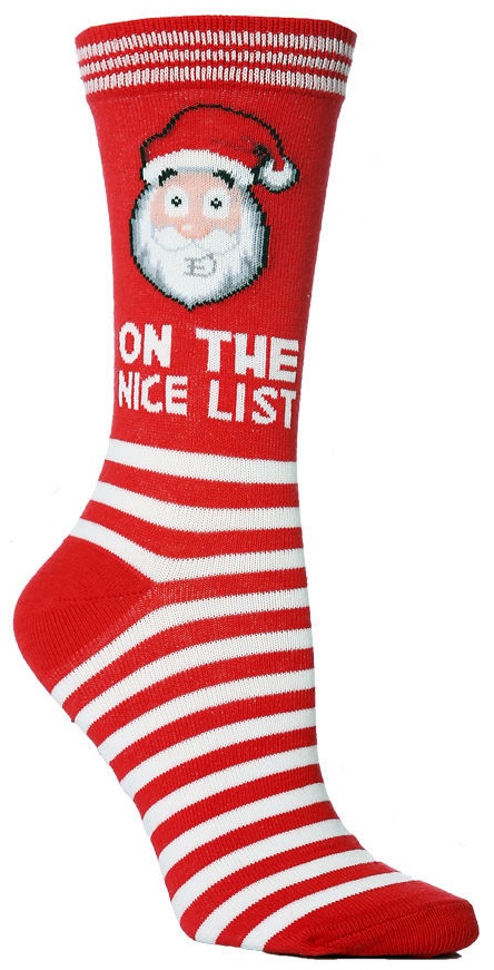 S-G6.4  SOCK023-001 Pair of Socks Size 38-45 Santa