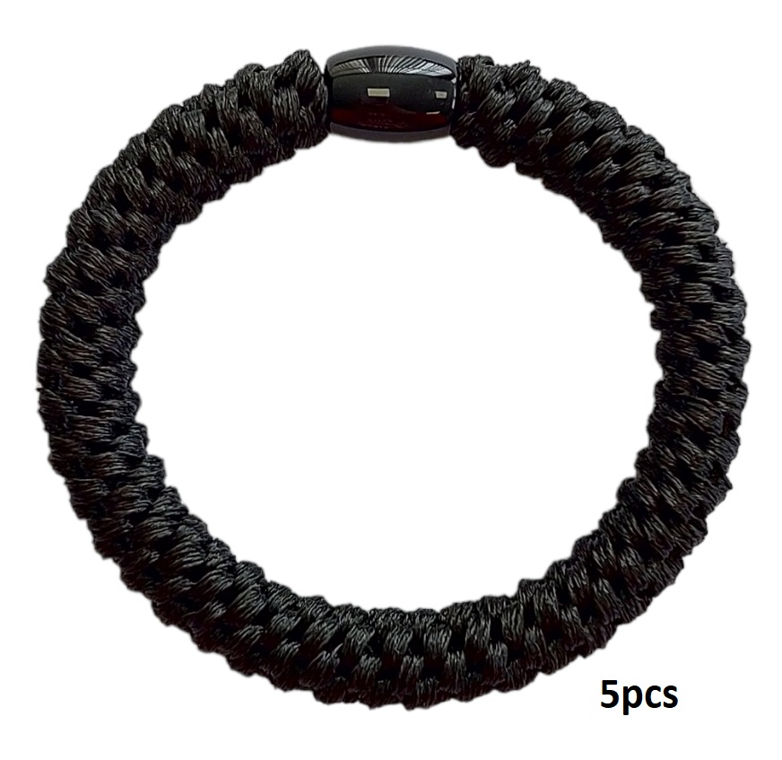 X-E10.2  H2253-004 No. 5Hair Elastics 5pcs Black