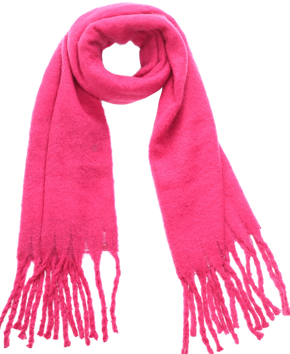 X-E4.2 SCARF408-048I Winter Scarf 180x70cm Pink