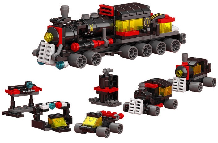 Z-A2.1 TOY8971-4 Building Block Set Train