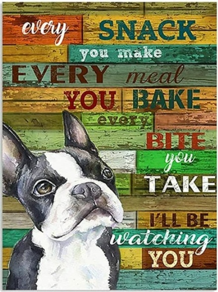 R-A6.1 DP2545054 Diamond Painting -Canvas 50x40cm - Painting 45x35cm Dogs