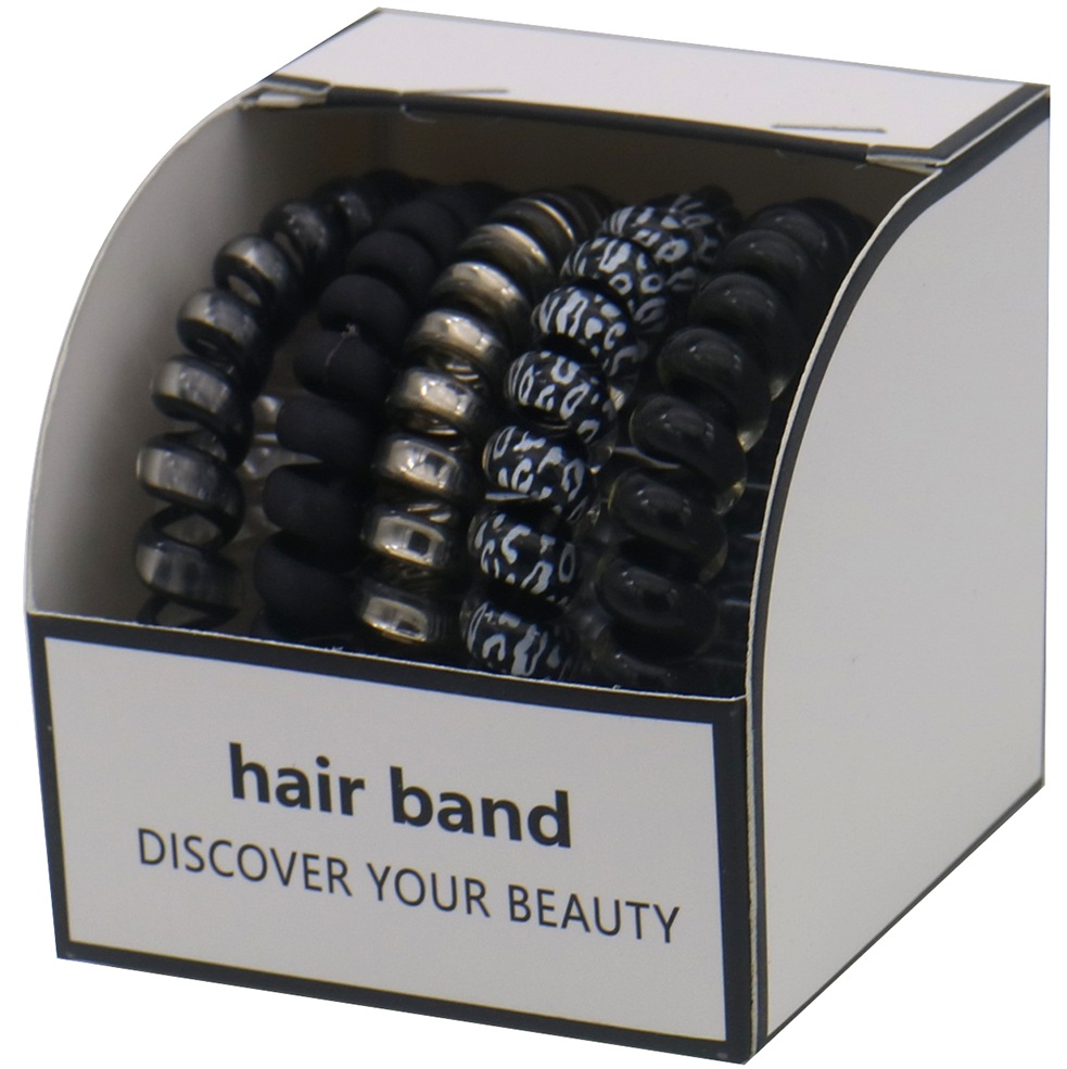 X-C6.1 H1129-001-1 Rubber Hair Bands 5pcs